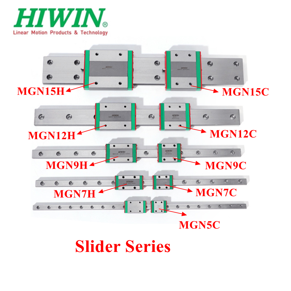 Linear Rail Mgn12H Set - Bloco Deslizante Original HIWIN para Trilho