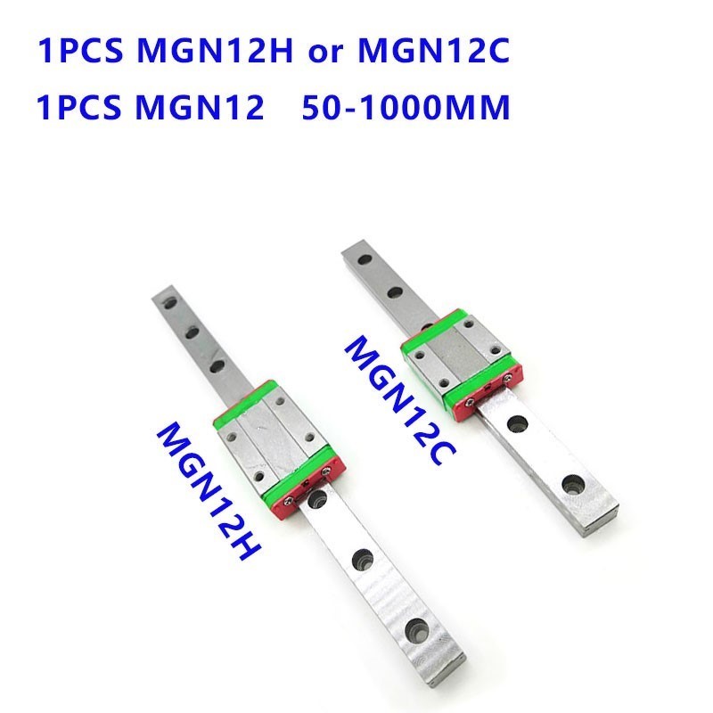 Guia linear de 12mm, trilho mg - Linear Rail Mgn12H Set avaliação e preço